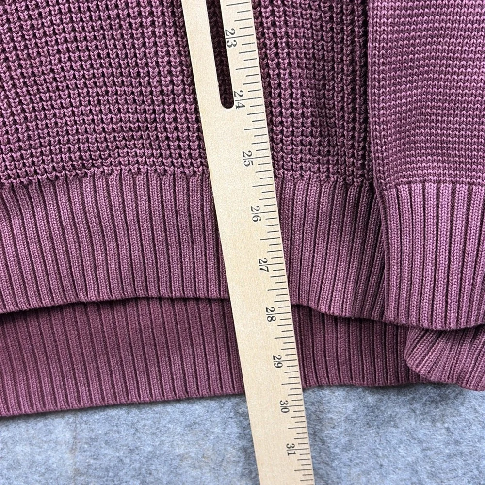 Tommy Bahama Men's Island Tide Half Zip Sweater, Maroon,  Size XL